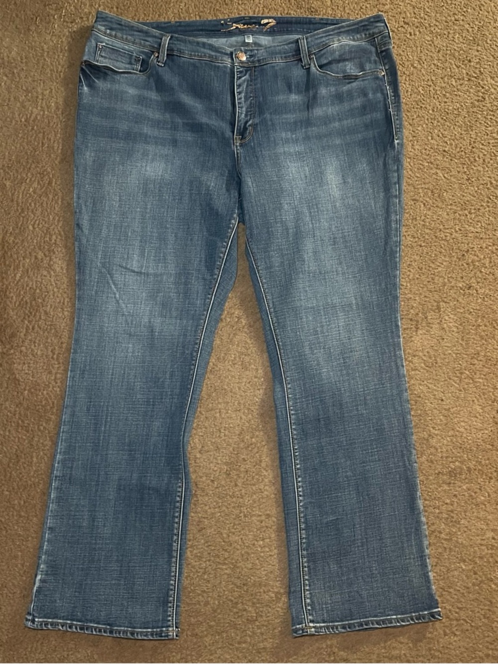 Women’s Seven7 blue Jeans denim boot cut Size 24 plus